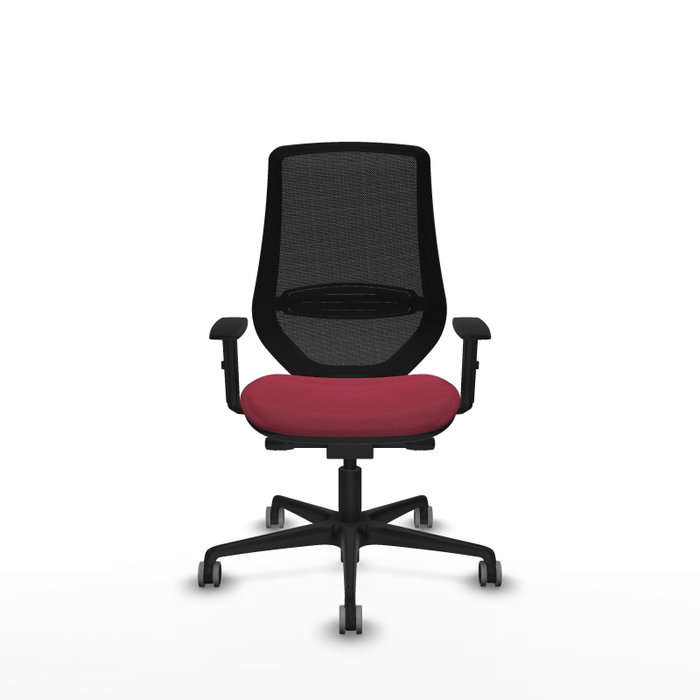 PIQUERAS Y CRESPO Silla de oficina Mardos con mecanismo Sincro/Traslack, Granate y Negro PIQUERAS Y CRESPO Silla de oficina Mardos con mecanismo Sincro/Traslack, Granate y Negro