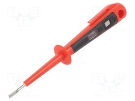 HÖGERT TECHNIK Destornillador probador de tensión plano aislado 150mm