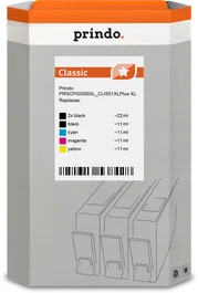 Prindo Multipack Classic XL Negro/Cian/Magenta/Amarillo