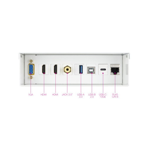 Nanocable Caja de Conexiones Multimedia Blanco 10.35.0004