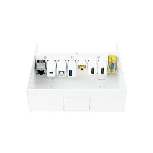 Nanocable Caja de Conexiones Multimedia Blanco 10.35.0004