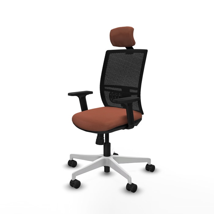 PIQUERAS Y CRESPO Silla de oficina Yunquera con mecanismo Sincro, Marrón y Negro PIQUERAS Y CRESPO Silla de oficina Yunquera con mecanismo Sincro, Marrón y Negro