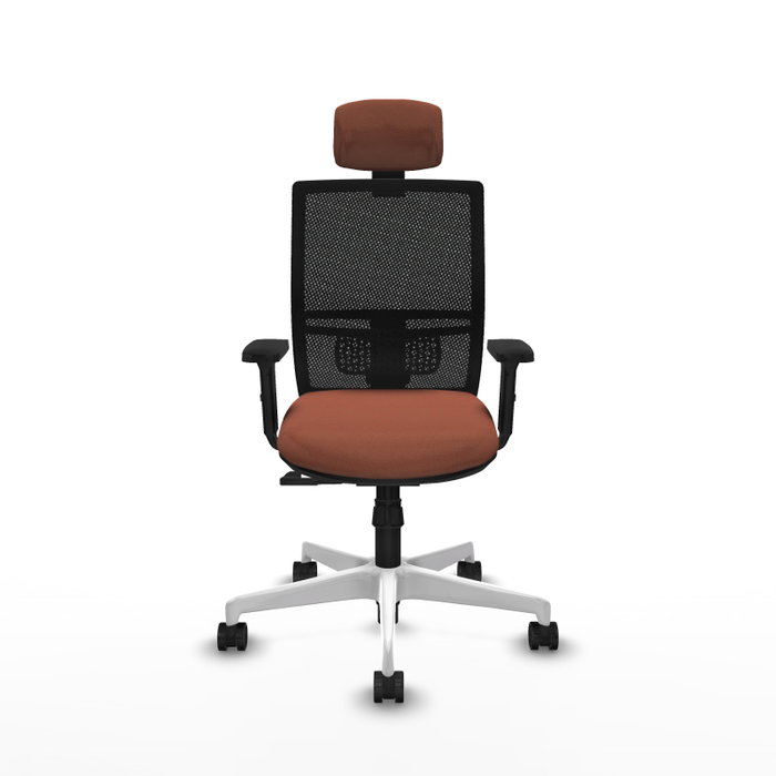 PIQUERAS Y CRESPO Silla de oficina Yunquera con mecanismo Sincro, Marrón y Negro PIQUERAS Y CRESPO Silla de oficina Yunquera con mecanismo Sincro, Marrón y Negro
