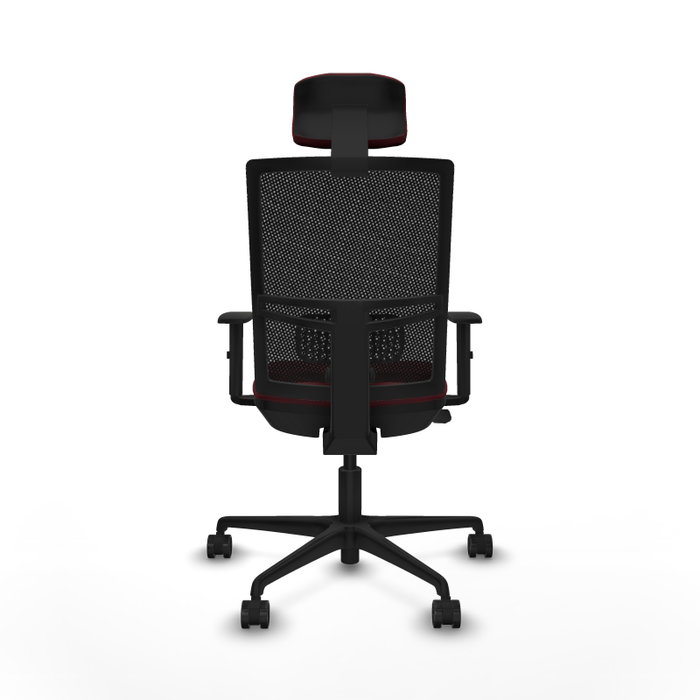 PIQUERAS Y CRESPO Silla de oficina Yunquera con mecanismo Sincro/Traslack, Granate y Negro PIQUERAS Y CRESPO Silla de oficina Yunquera con mecanismo Sincro/Traslack, Granate y Negro