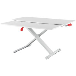 LEITZ Schreibtischaufsatz Ergo Cosy con estante gris