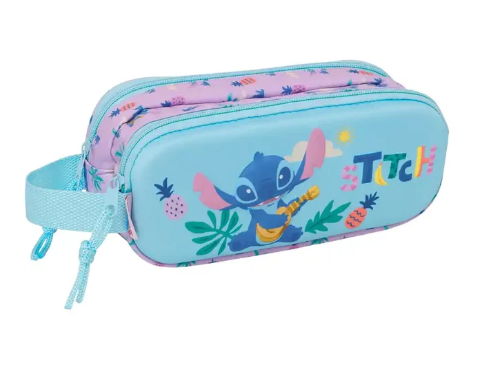 Safta Portatodo Doble 3D Stitch Disney Safta Portatodo Doble 3D Stitch Disney