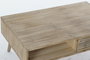 DKD Home Decor Mesa Centro Alpino Abeto Natural 59 x 38 x 99 cm