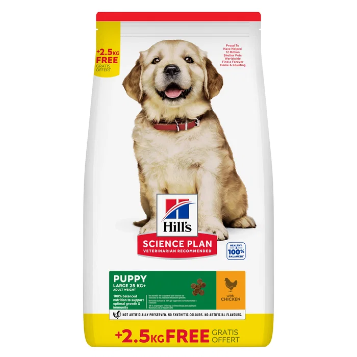 Hill's Science Plan Canine Puppy Large Pollo 14,5kg (12+2,5kg gratis) lifecycles