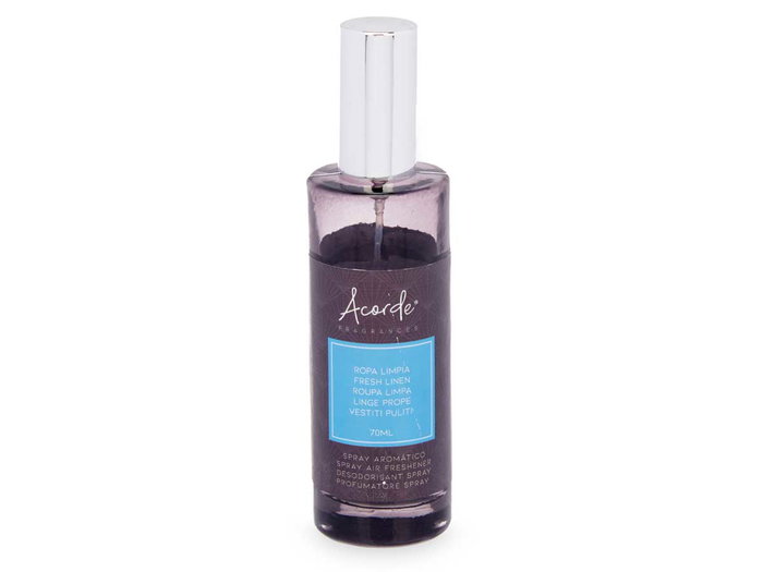 Acorde Aroma Hogar Perfume Ropa Limpia 70 ml 4.5x4.5x16 cm (Set de 12)