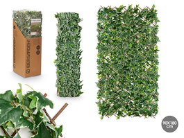 Ibergarden Panel Extensible para Jardín 90x180 cm, Plástico PEVA, Color Blanco y Verde, Incluye Hoja Blanca (Set de 8)