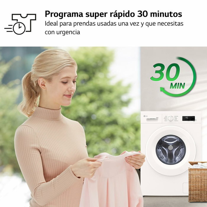 Lavadora - Secadora LG W4X1085NWH