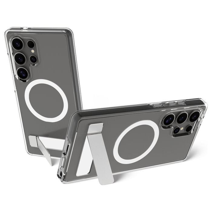 dbramante 1928 Iceland Pro Qi2 Kick para Samsung Galaxy S25 Ultra, Transparente