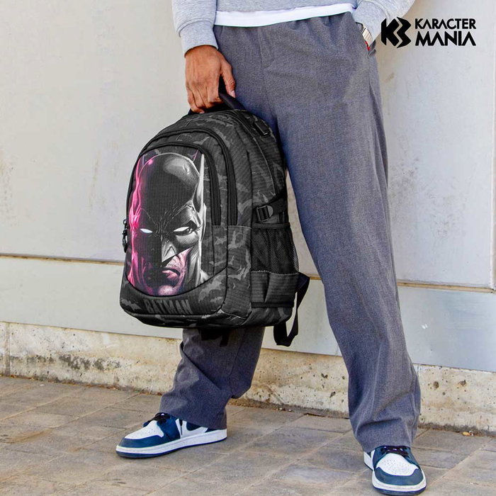 DC Comics Batman Mochila Running PLUS Negra Alta Resistencia Ripstop 32L DC Comics Batman Mochila Running PLUS Negra Alta Resistencia Ripstop 32L