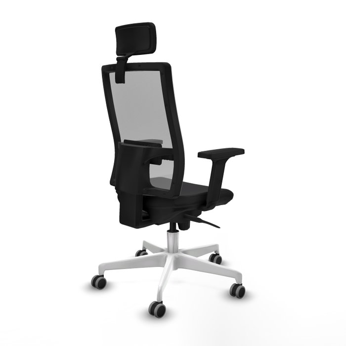 PIQUERAS Y CRESPO Silla de oficina Horna con mecanismo Sincro, Negro y Gris