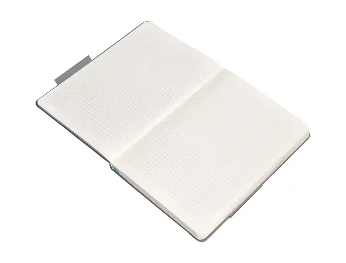Antartik Cuaderno A4 Tapa Dura Hojas Cuadriculadas Gris y Turquesa 100 Hojas 80gr FSC