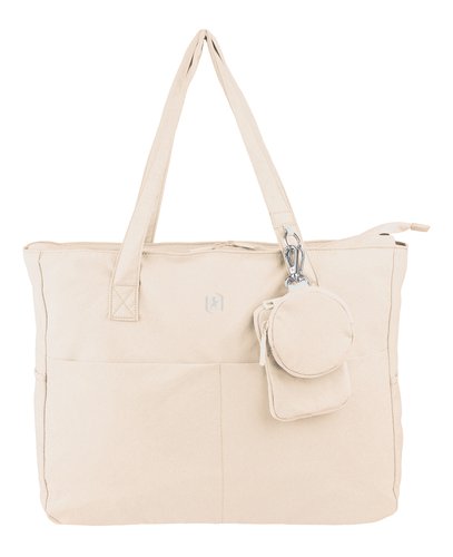 Oxford Mochila-bolso Tote Bag Endless Beige con compartimento para PC Oxford Mochila-bolso Tote Bag Endless Beige con compartimento para PC
