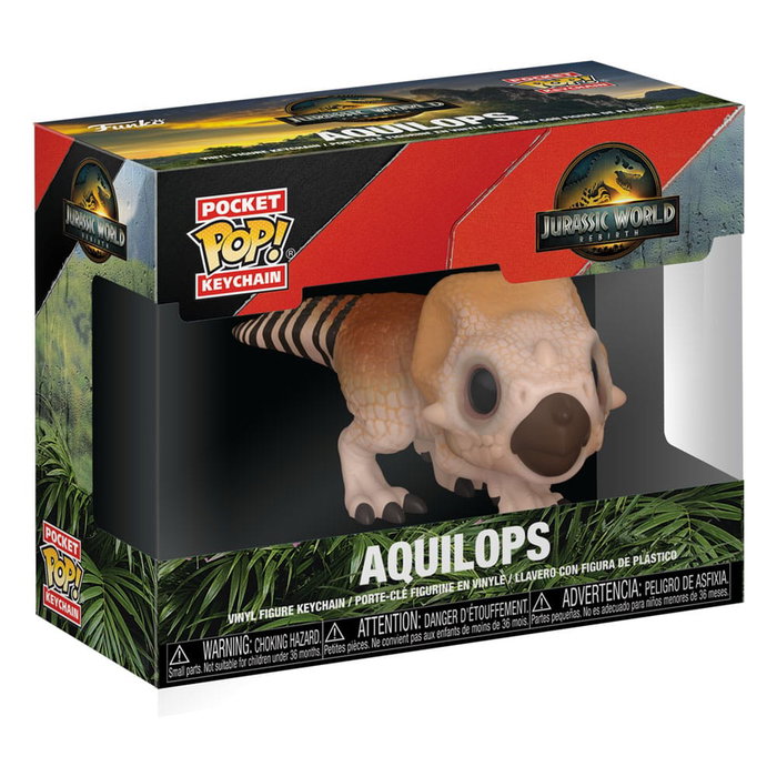 FUNKO Llavero Pocket POP Jurassic World El Renacer Aquilops