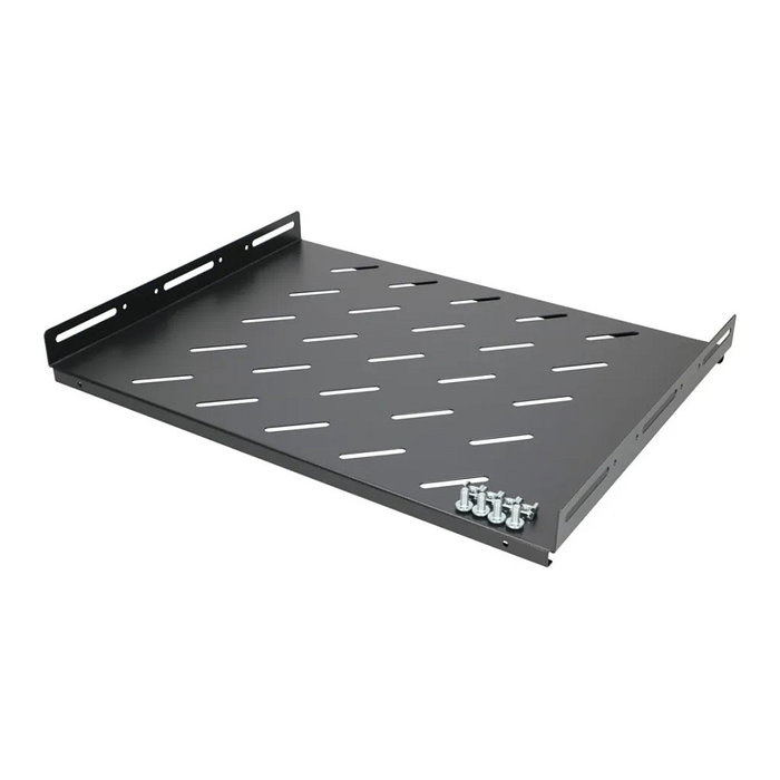Extralink Estantería 1U 350mm Negro para Armarios de 600mm de Profundidad Extralink Estantería 1U 350mm Negro para Armarios de 600mm de Profundidad