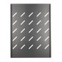 Extralink Estantería 1U 350mm Negro para Armarios de 600mm de Profundidad
