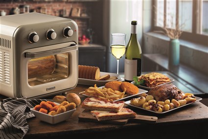 Ariete Vintage Horno y Freidora de Aire 16L Beige