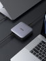 UGREEN Nexode Cargador de Escritorio 200W 2USB-A+4USB-C Negro, Gris