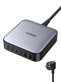 UGREEN Nexode Cargador de Escritorio 200W con 2 USB-A y 4 USB-C