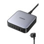 UGREEN Nexode Cargador de Escritorio 200W 2USB-A+4USB-C Negro, Gris