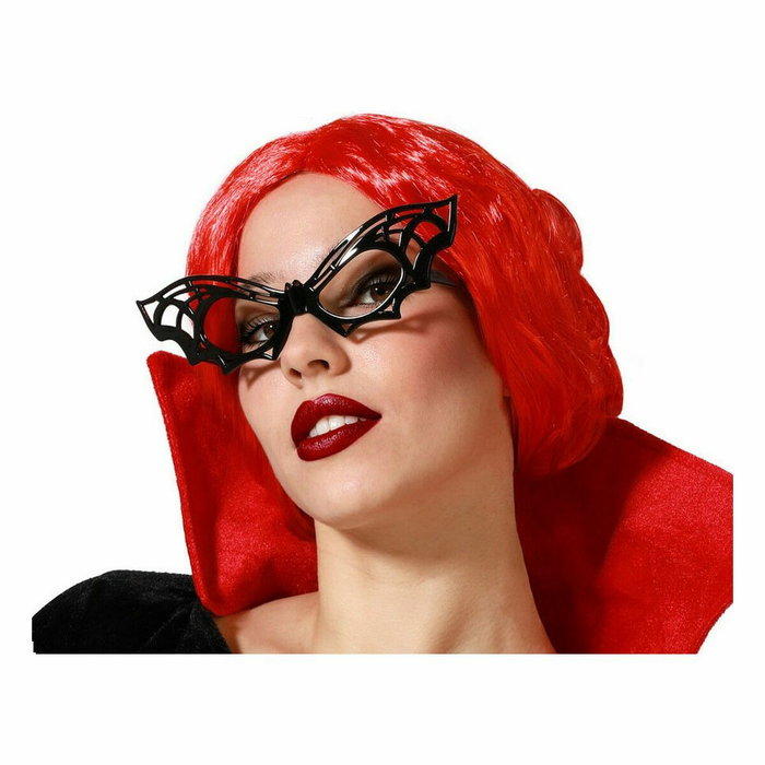 Gafas con Montura de Murciélago Negras para Vampiro