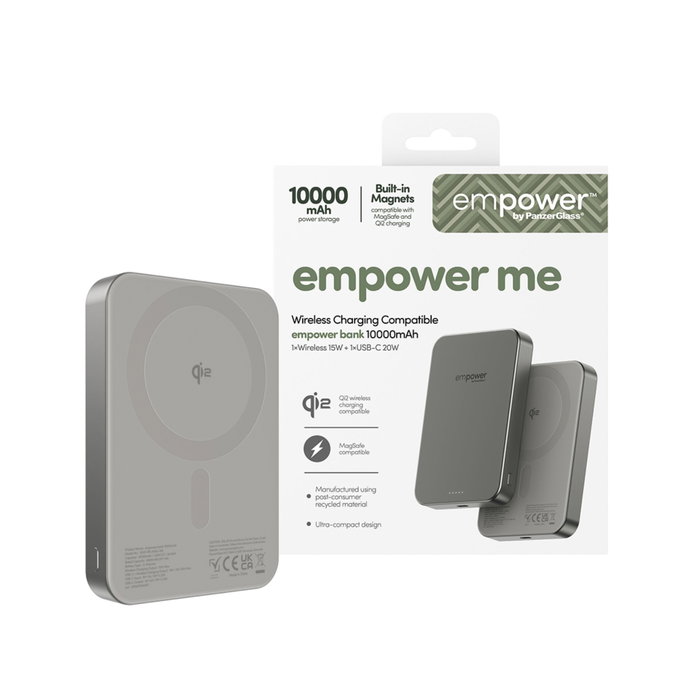 PanzerGlass empower Powerbank 10.000 mAh Titanium