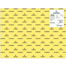 Guarro Cartulina Color Amarillo Limón 185 gr 50x65 cm - 25 Hojas Certificado FSC