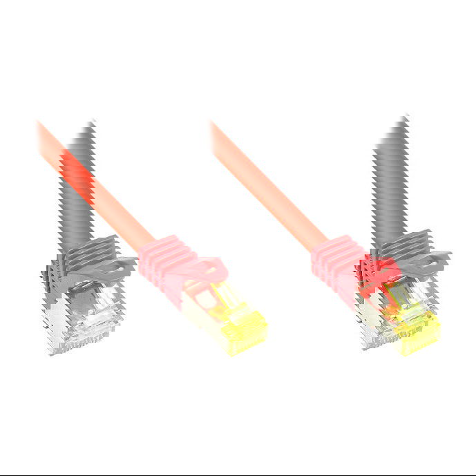 GoodConnections Cable de Red RJ45 Cat7 S/FTP (S-STP) Halogenfree 600 MHz, Rojo, 5m, Alcasa 8070R-050R GoodConnections Cable de Red RJ45 Cat7 S/FTP (S-STP) Halogenfree 600 MHz, Rojo, 5m, Alcasa 8070R-050R