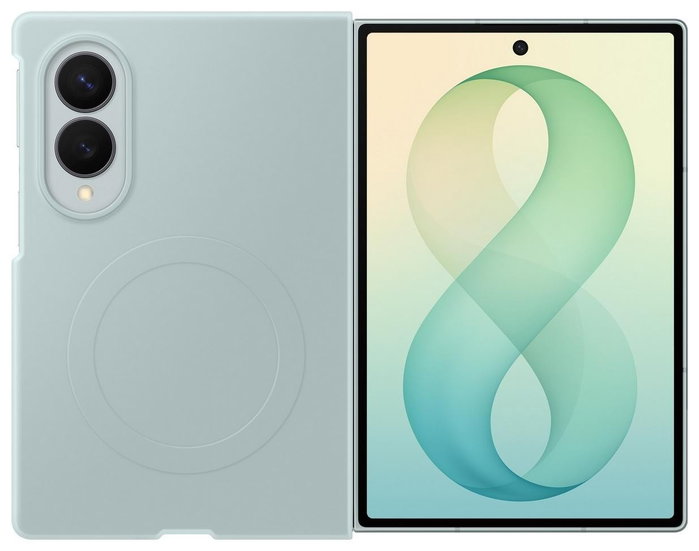 Samsung Silicone Magnet Case para Galaxy Z Fold8, Verde Samsung Silicone Magnet Case para Galaxy Z Fold8, Verde
