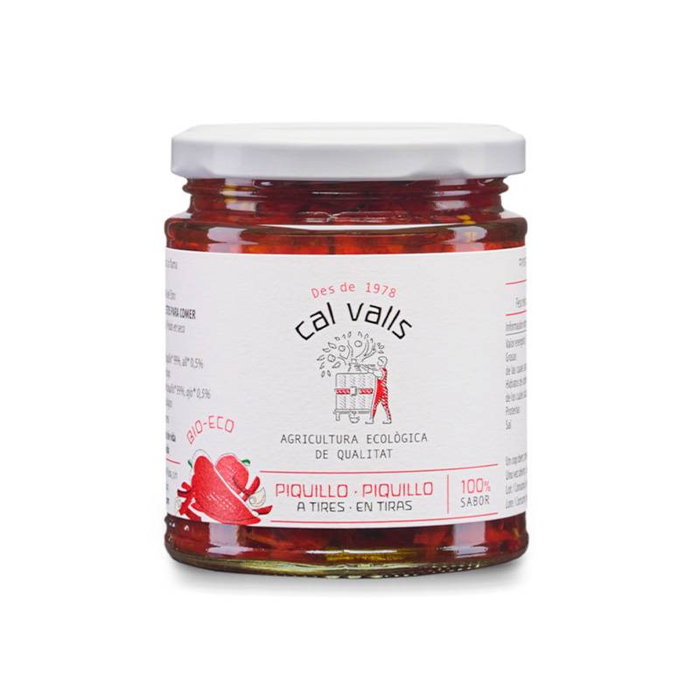 CAL VALLS Pimiento del Piquillo Trozos ECO 225 gr