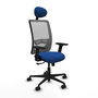 PIQUERAS Y CRESPO Silla de oficina Zulema Azul y Gris