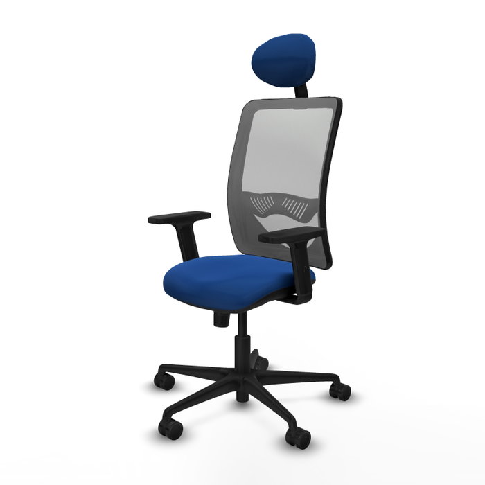 PIQUERAS Y CRESPO Silla de oficina Zulema Azul y Gris