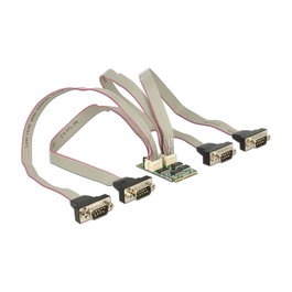 DeLOCK 95244 Módulo MiniPCIe con 4 Puertos Serie RS-232