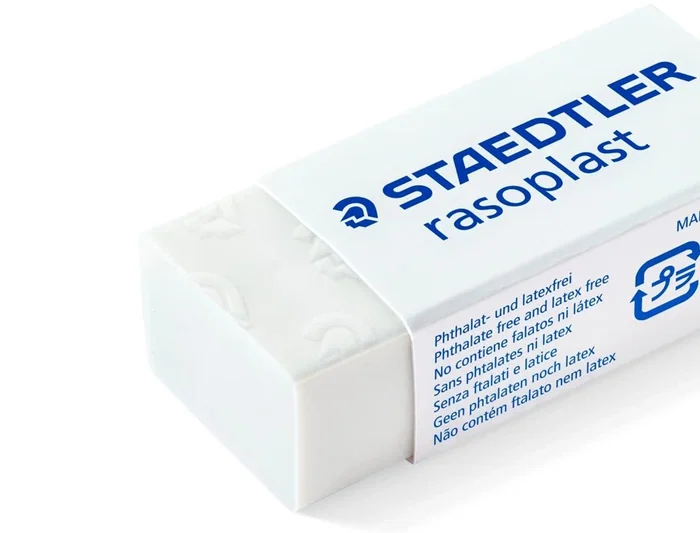 Staedtler Goma de Borrar 526 B30 Plástico Blanca para Lápiz