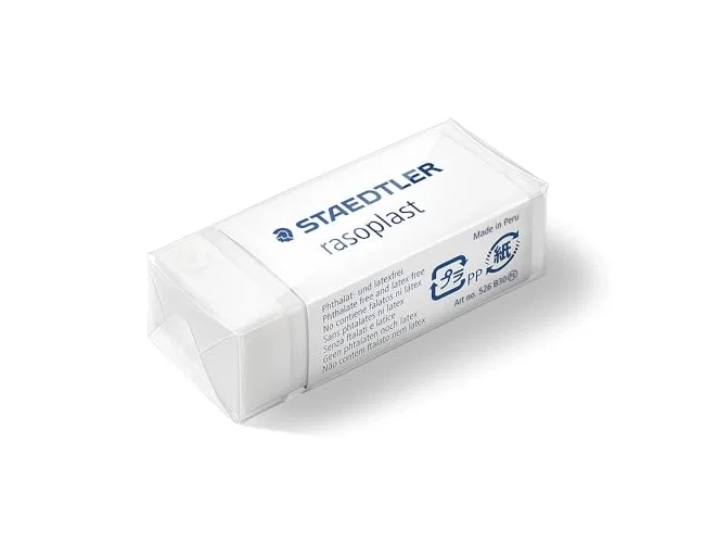 Staedtler Goma de borrar 526 B30 blanca Staedtler Goma de borrar 526 B30 blanca