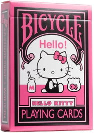 FOURNIER Baraja temática Hello Kitty Black & Pink by Bicycle