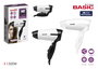 Inde Secador Pelo Plegable 1000W Basic Home (6 Unidades)