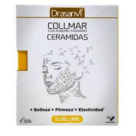 DRASANVI Collmar Ceramidas 30 Cápsulas | Complemento con Colágeno Marino, Ácido Hialurónico y Ceramidas para la Piel | Suplemento Alimenticio