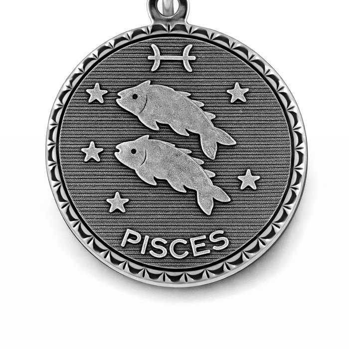 Alex And Ani Pulsera Piscis Gris Metal
