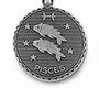 Alex And Ani Pulsera Piscis Gris Metal