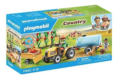 PLAYMOBIL Tractor con tráiler y cisterna Country 71442 PLAYMOBIL Tractor con tráiler y cisterna Country 71442
