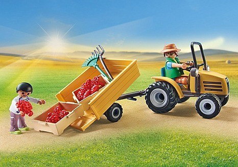PLAYMOBIL Tractor con tráiler y cisterna Country 71442 PLAYMOBIL Tractor con tráiler y cisterna Country 71442