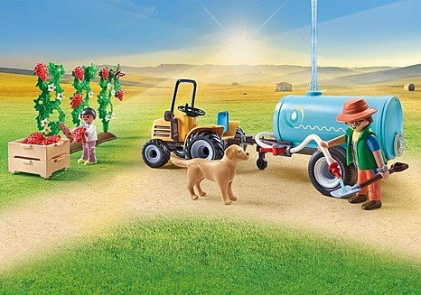 PLAYMOBIL Tractor con tráiler y cisterna Country 71442 PLAYMOBIL Tractor con tráiler y cisterna Country 71442