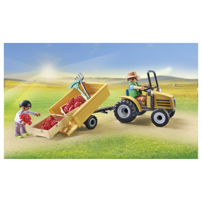 PLAYMOBIL Tractor con tráiler y cisterna Country 71442 PLAYMOBIL Tractor con tráiler y cisterna Country 71442