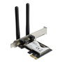 Inter-Tech DMG-31 Tarjeta WiFi Interna PCI Express, Wi-Fi 4 (802.11n), 300 Mbit/s, 2 Antenas de 3 dBi, para PC con Windows
