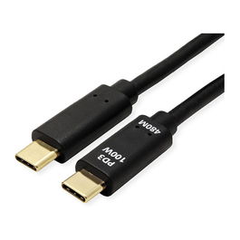 VALUE 11.99.8310 Cable USB C a USB C 2.0, 3m, Negro
