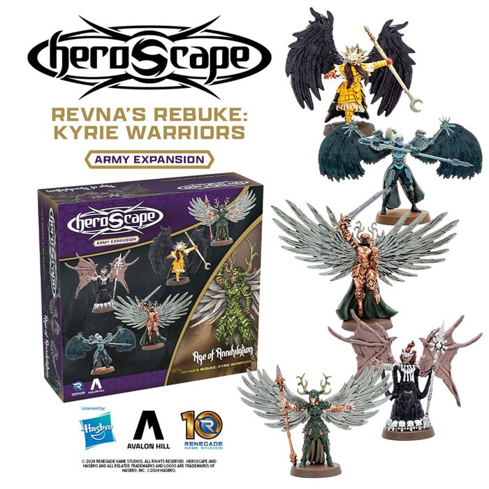 Heroscape expansión Revna's Rebuke: Kyrie Warriors Army *Edición Inglés*